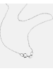 Diamant L'éternel Halskette mit Anhänger aus 375 Weißgold mit 0.07 Karat Diamant