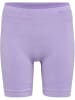 Hummel Enge Shorts Hmlmt Una Seamless Mid Waist Shorts in LAVENDER MELANGE