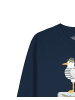 wat? Apparel Sweatshirt Möwe mit Hut in Dunkelblau