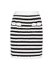 faina Women Skirt in offwhite black
