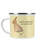 Mr. & Mrs. Panda Kaffeetasse Esel mit Spruch in Gelb Pastell