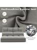 COSTWAY Bodensofa 3 in 1 in Grau