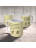 Mr. & Mrs. Panda Kindertasse Hummeln Kleeblatt mit Spruch in Gelb Pastell