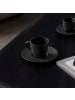 Villeroy & Boch Kaffeeuntertasse 6 Stk Manufacture Rock in schwarz