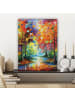 MuchoWow Leinwand bilder Bunter Wald (BxH)