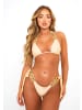 Moda Minx Bikini Hose Boujee Tie Side Brazilian in Champagne