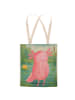 Mr. & Mrs. Panda Strandtasche Axolotl Glücklich Design ohne Spruch in Weiß