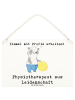 Mr. & Mrs. Panda Deko Schild Physiotherapeut Leidenschaft mit Sp... in Weiß