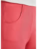 GOLDNER Schmale Hose BELLA mit Schlupfbund in koralle