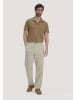 Hessnatur Hessnatur Jersey Polo Relaxed aus Leinen und Bio-Baumwolle in camel