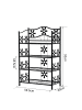 HOMCOM Pflanzenregal in Schwarz 595L x 30B x 92H cm