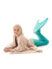 Corimori Meerjungfrauenflosse, Monoflosse, Schwimmflosse mit Bikini Set in Grün