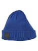 Urban Classics Urban Classics Damen Logopatch Beanie Kids 2-Pack in black/royal blue