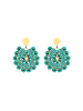 IZIA Women Earrings in Turquoise