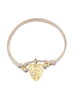 Ailoria JUNGLE armband beige/silber in gold