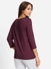 WITT WEIDEN 3/4-Arm-Shirt in burgund