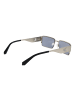 CALVIN KLEIN JEANS Unisex Sonnenbrille Rechtwinklig Silber