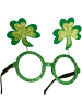 tectake St. Patrick’s Day Spaßbrille in Einheitsgröße, grün