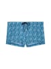HOM Badeshorts Swim Shorts Camaiore in blue print