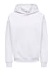 ONLY & SONS Kapuzenpullover in Super Light Grey Melange