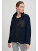 Oxmo Fleecejacke OXEllin 21800004-ME Fleecejacke mit Brusttasche in Dunkelblau