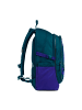 BAAGL 3-tlg. Set: Schulrucksack Core in Violett Logo Blau