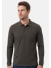 Ragman Poloshirt Basic in Dunkelgrau / schwarz