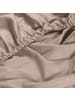 Erwin Müller Mako-Satin Spannbettlaken Landshut in taupe