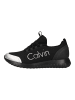 CALVIN KLEIN JEANS Sneaker in Schwarz/Silber