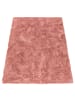 KADIMA DESIGN Hochflor Teppich Shaggy waschbar Unifarben Schlafzimmer in Fuchsia