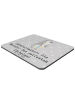 Mr. & Mrs. Panda Mousepad Zahntechniker Lächeln mit Spruch in Grau Pastell
