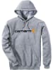 CARHARTT  Logo Sweatshirt in heather grey