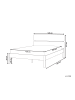 Beliani Doppelbett BOISSET in Braun - (W) 125 x (H) 101 x (L) 205 cm