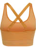 Hummel Hummel Top Hmlclea Yoga Damen Dehnbarem Atmungsaktiv Schnelltrocknend Nahtlosen in BLAZING ORANGE/CARROT CURL MELANGE