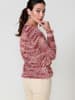 KOROSHI Women's sweater soft fur effect knit in rot