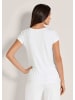 MADELEINE Elegantes Viskose-Oberteil in weiß