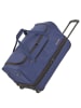 travelite Basics - Rollenreisetasche 51/64L 55 cm erw. (bordeaux) in navy