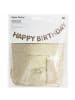 Rico Design Nonbook - Girlande Happy Birthday, Glitter, Gold FSC MIX, 5m