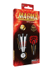 BULLS Steeldarts Magma Dartpfeile 90% Tungsten Darts-Set Profi in red black
