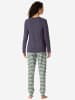 Schiesser Pyjama Casual Essentials in Indigo