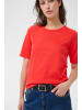 PART TWO T-Shirt kurzarm RatanaPW Gerade Passform in Poppy Red