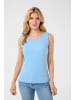 Cream Jerseytop CRRibba Slim fit in Placid Blue