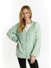 Usha Damen Strickcardigan in Mintgrün Melange