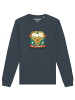 wat? Apparel Sweatshirt Hippies Bus in India Ink Grey