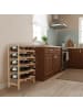 relaxdays Weinregal in Natur - (B)45 x (H)73 x (T)23,5 cm