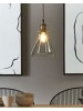 Beliani Pendelleuchten BERGANTES in Transparent - (W) 19 x (H) 120 x (L) 19 cm