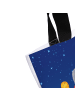 Mr. & Mrs. Panda Shopper Sternzeichen Zwilling ohne Spruch in Sternenhimmel Blau