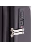 Gladiator 5000 4 Rollen Kabinentrolley 55 cm mit Dehnfalte in black