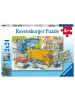 Ravensburger Ravensburger Kinderpuzzle - 05096 Müllabfuhr und Abschleppwagen - Puzzle für...