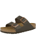 Birkenstock Sandale Arizona Naturleder schmal in braun